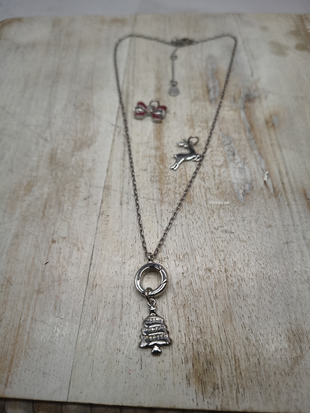 Alex & Ani Christmas Charm Necklace